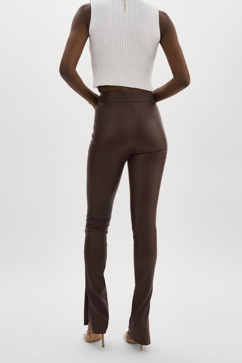 DAWN | Stretch Leather Pants 6