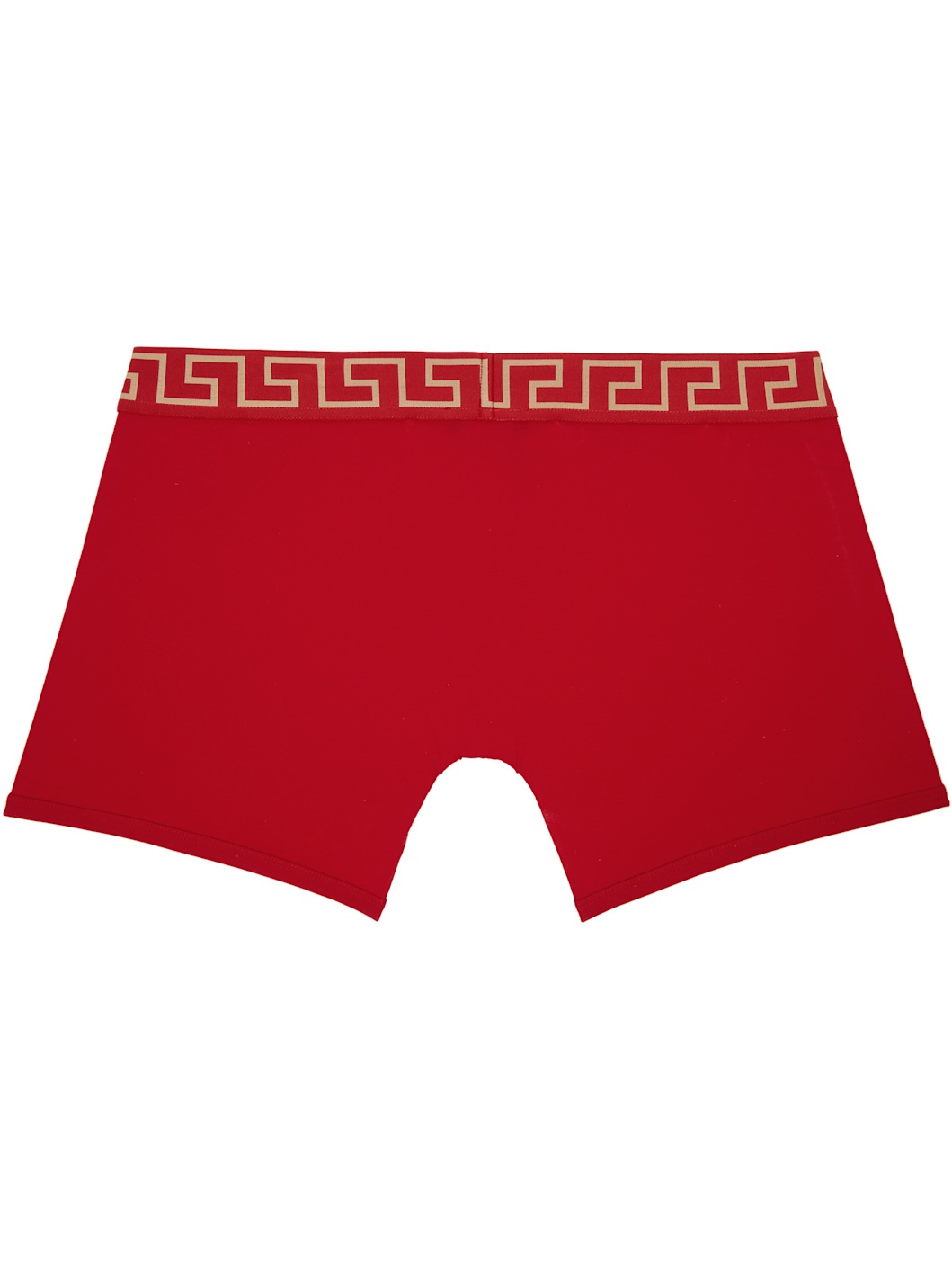 Red Greca Border Long Boxer Briefs - 2
