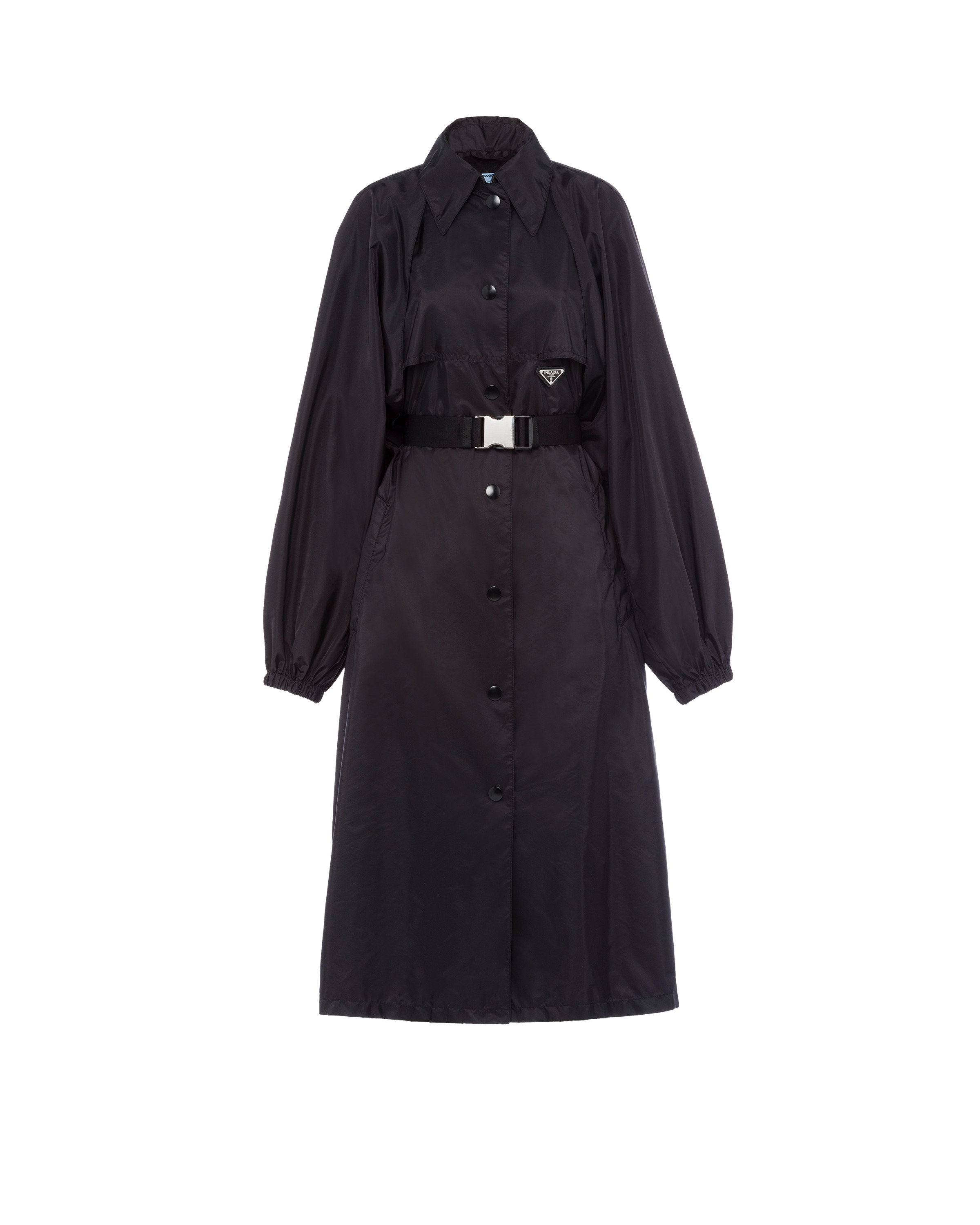 Oversized light Re-Nylon raincoat - 1