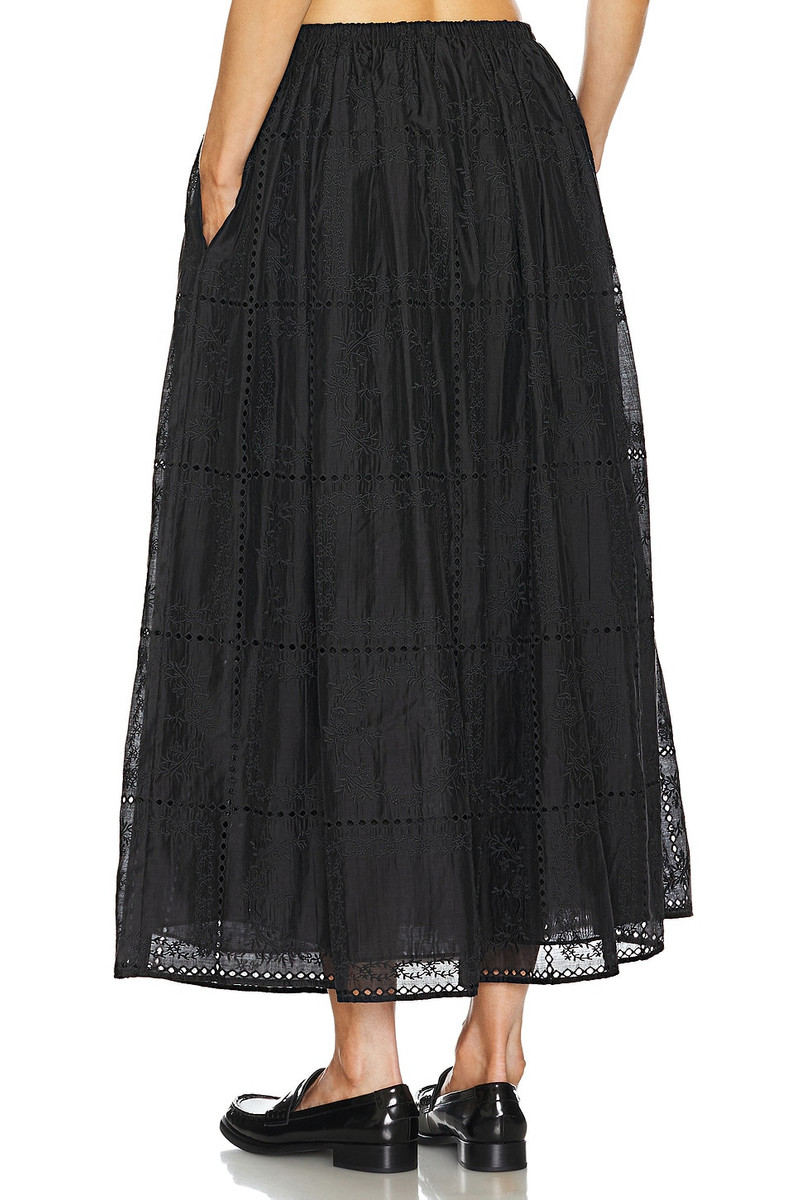 HELSA Handkerchief Midi Skirt outlook