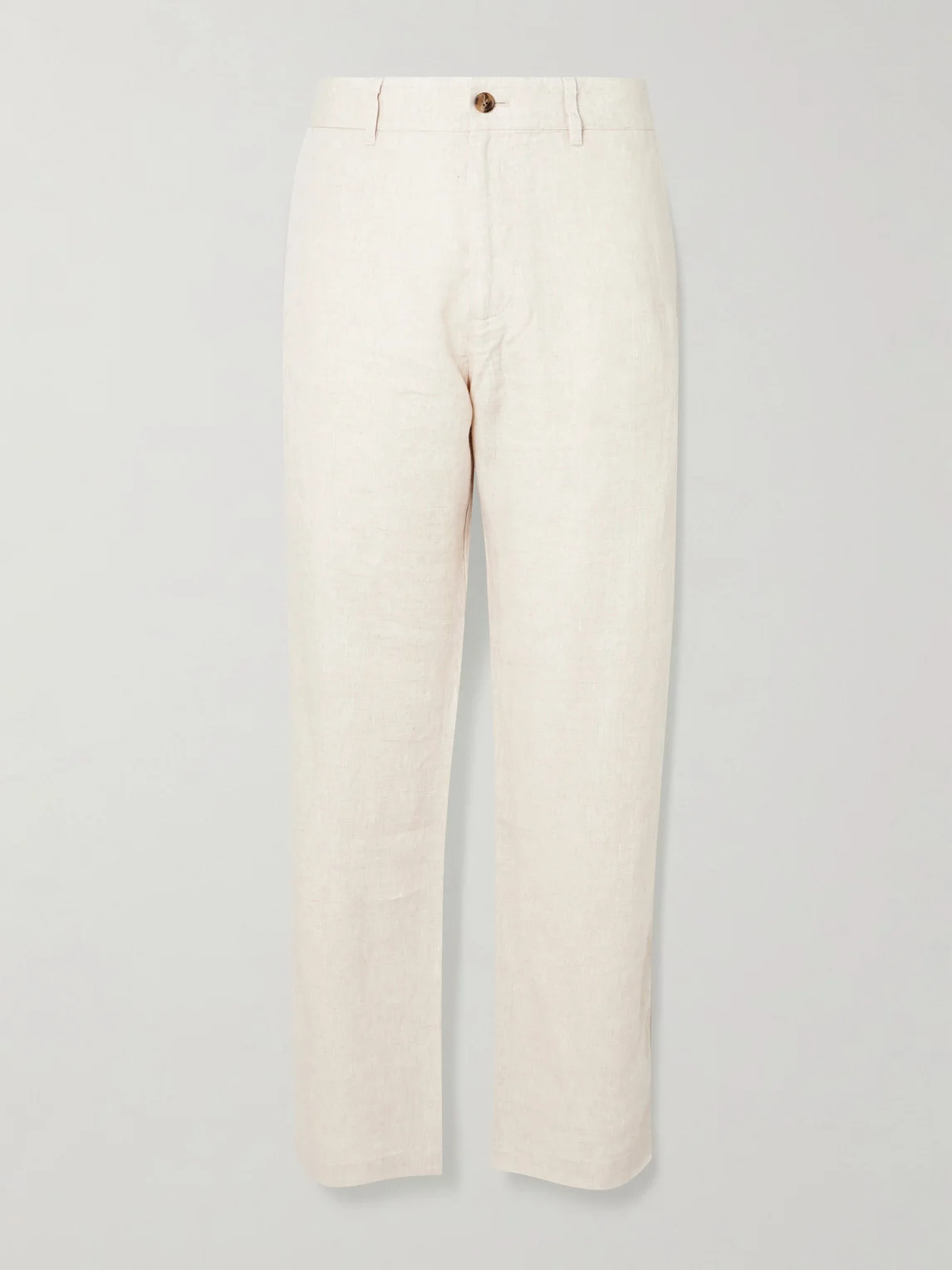 Aden 1454 Straight-Leg Linen Suit Trousers - 1