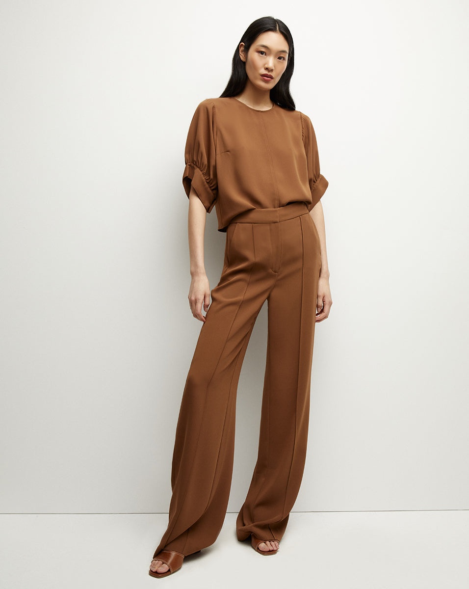 EDIA MATTE CREPE PANT - 6