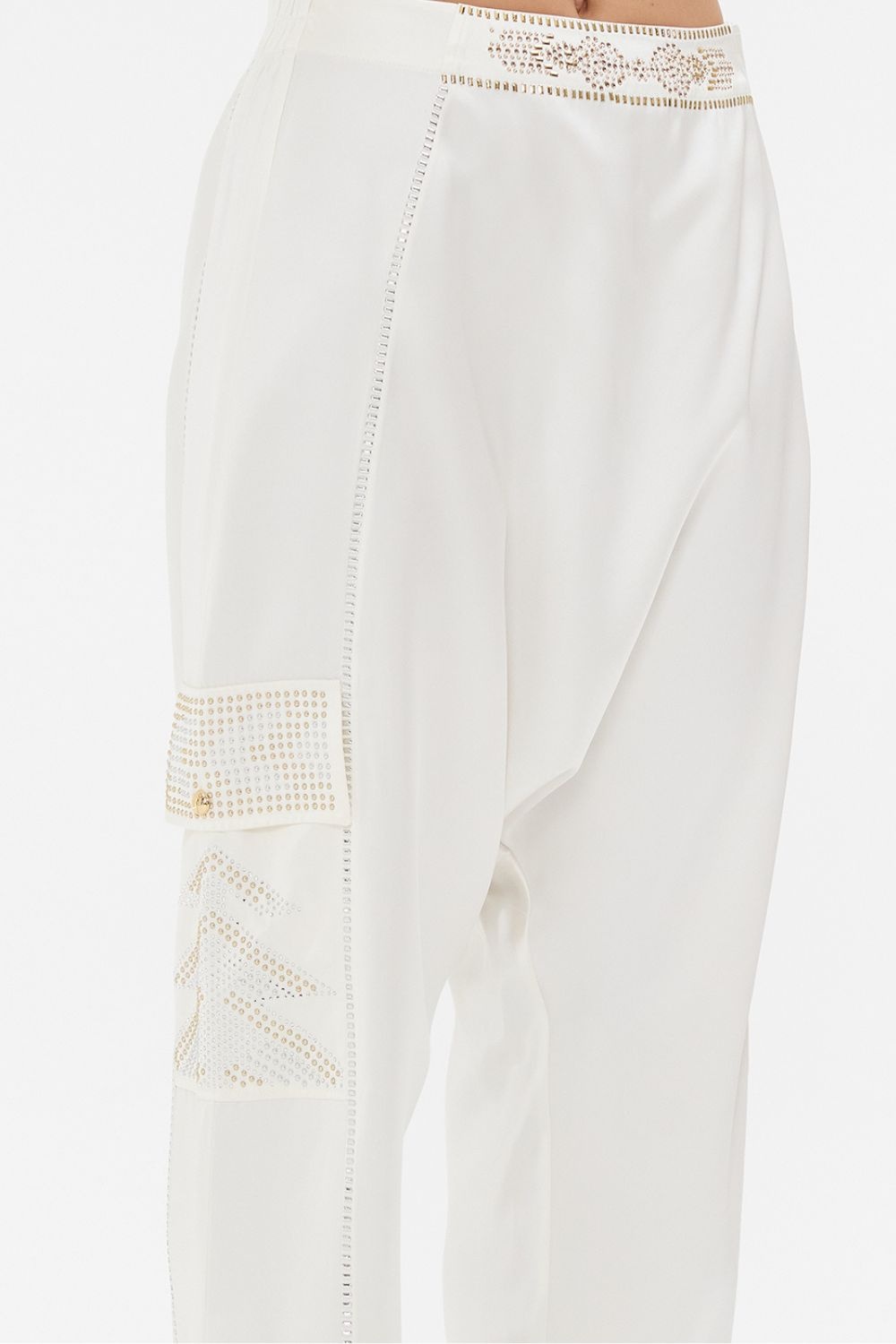 HAREM PANT WITH SIDE SNAPS - 6