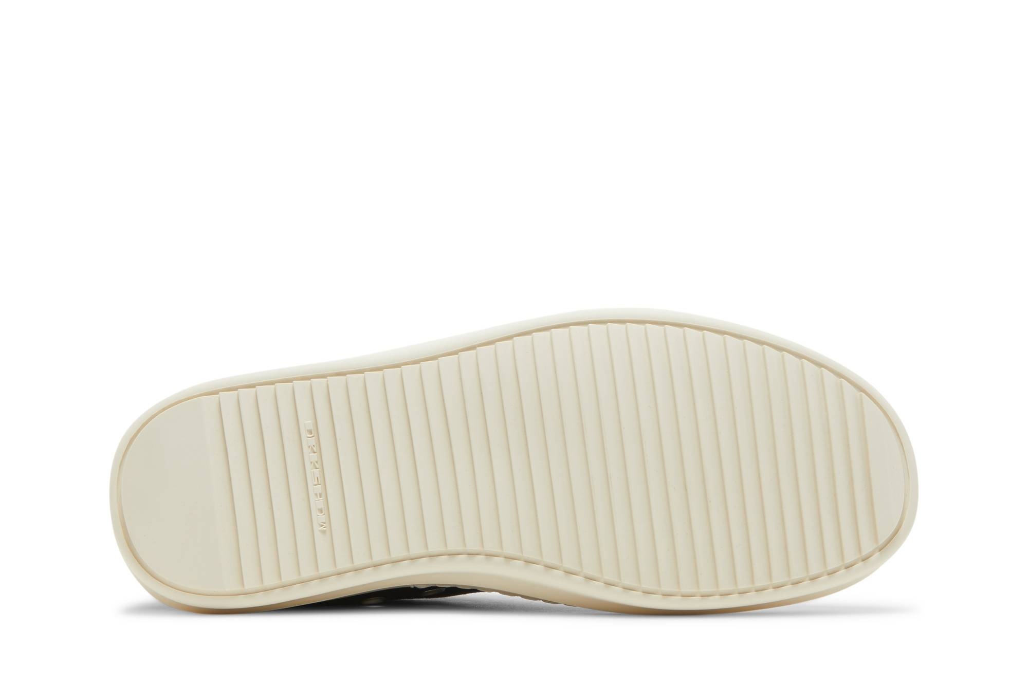 Rick Owens Wmns DRKSHDW Strobe Cotton Denim Low 'Black Milk' - 4