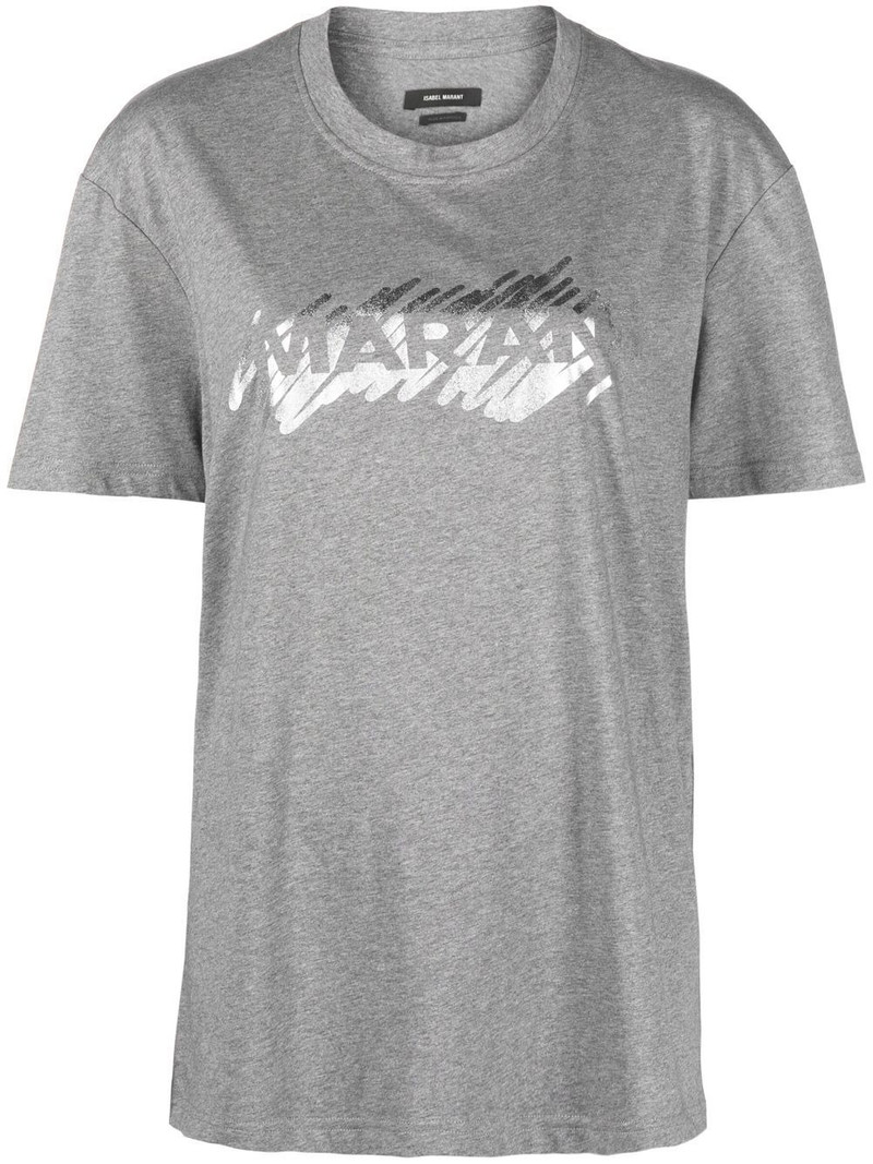 logo-print organic-cotton T-shirt 1