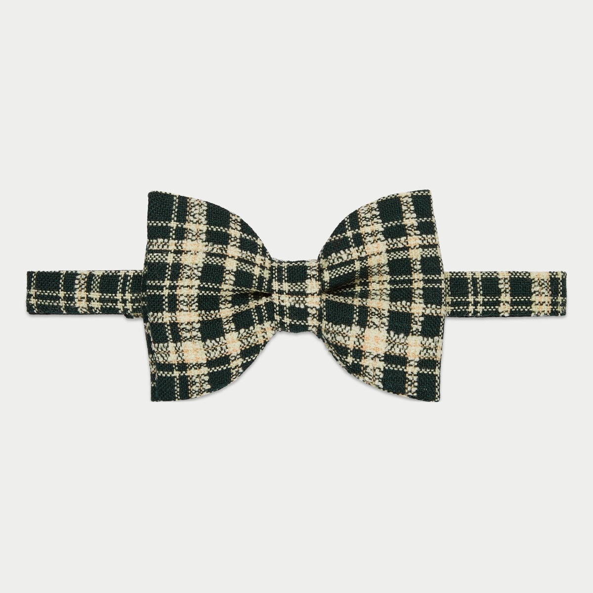 Gucci HA HA HA check bow tie - 1