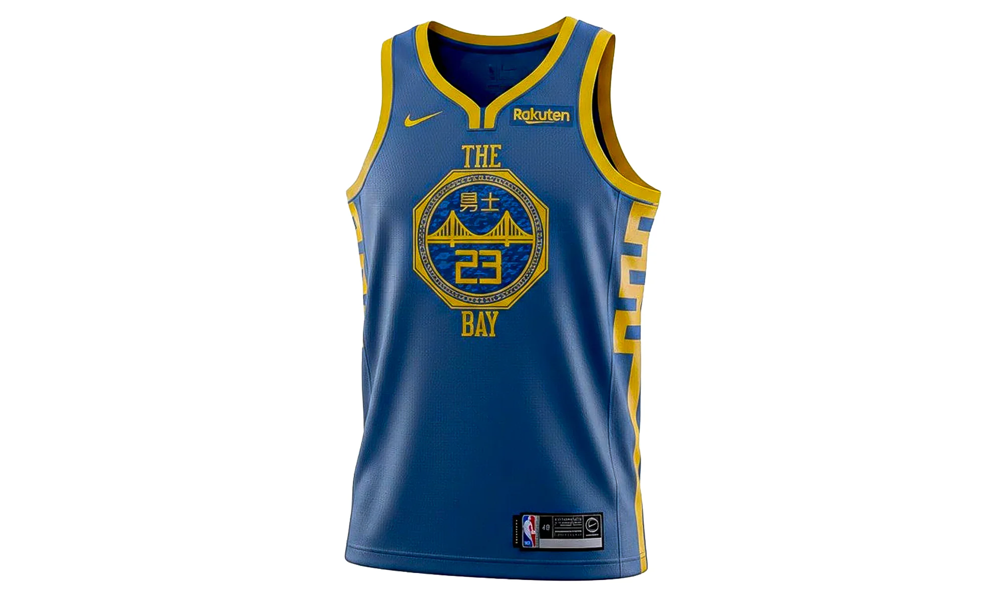 NBA GS Warriors DRAYMOND GREEN "CNY" Swingman Jersey "Blue/Black" AJ4610 427 - 1