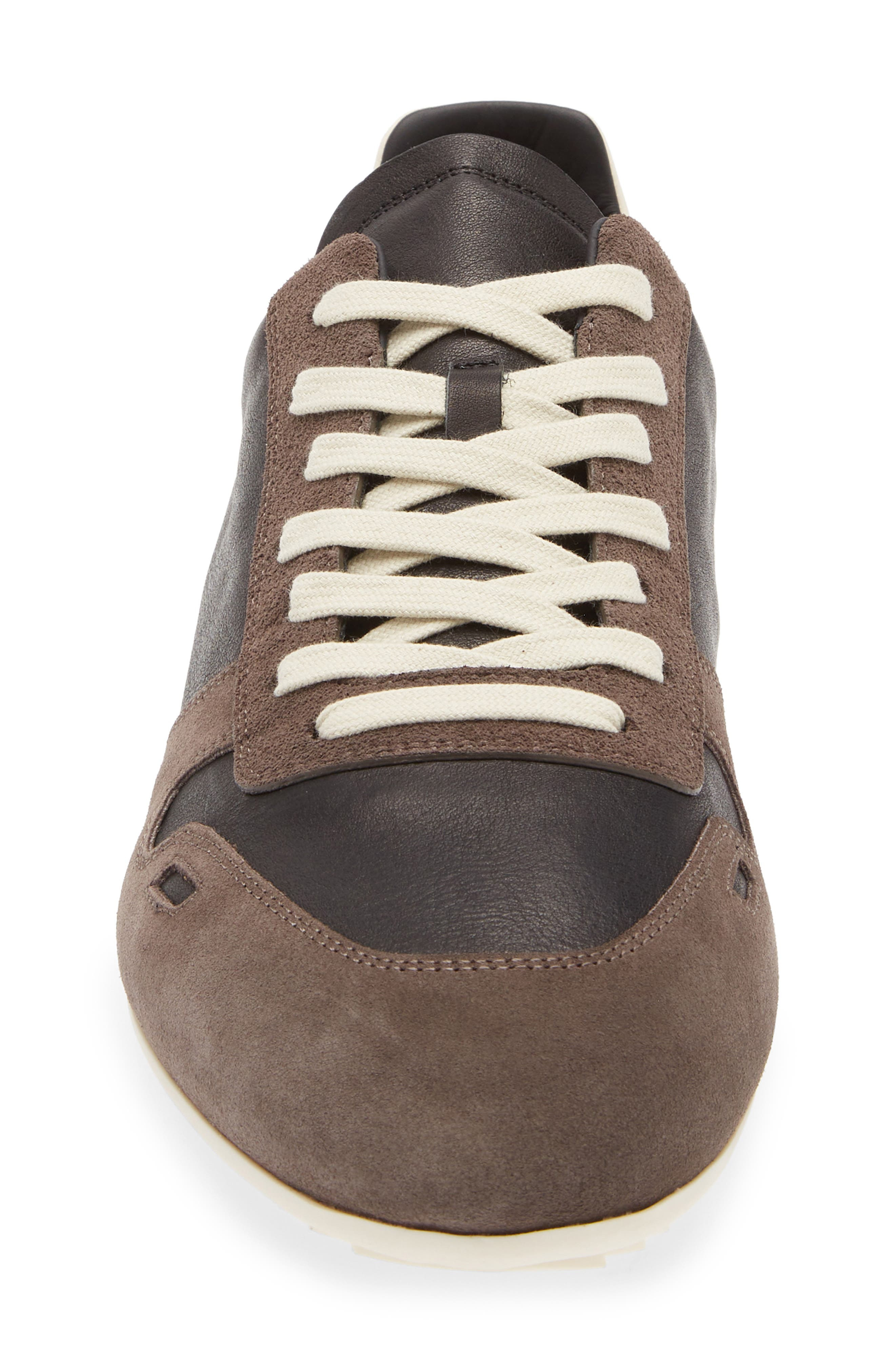 Rick Owens Concordians Minimal Sneak Sneaker in Dark Dust/Black/Milk at Nordstrom - 4