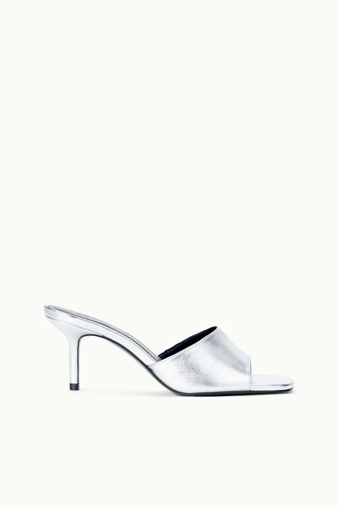 STAUD BEA MULE SILVER - 1