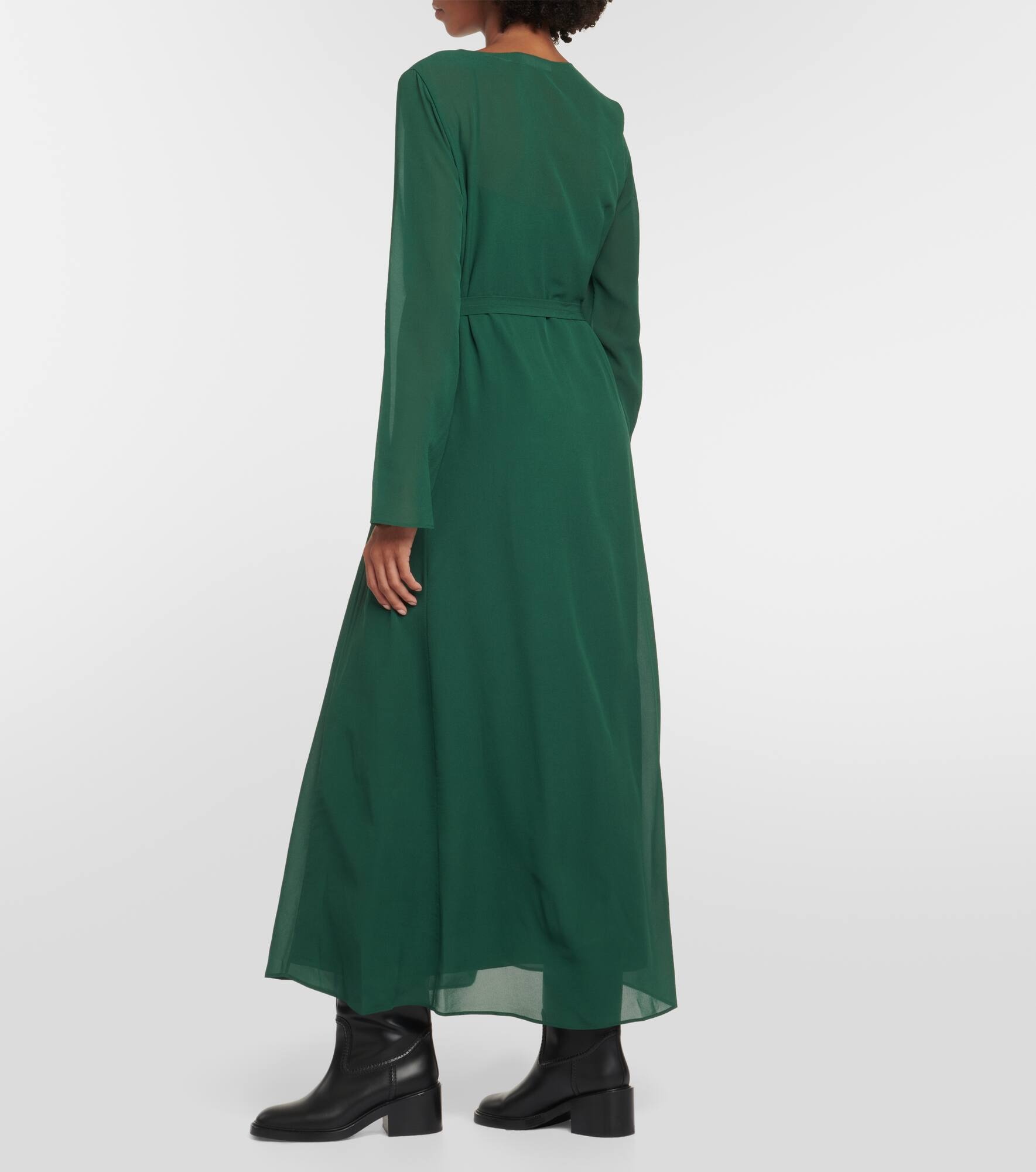 Silk midi dress - 3