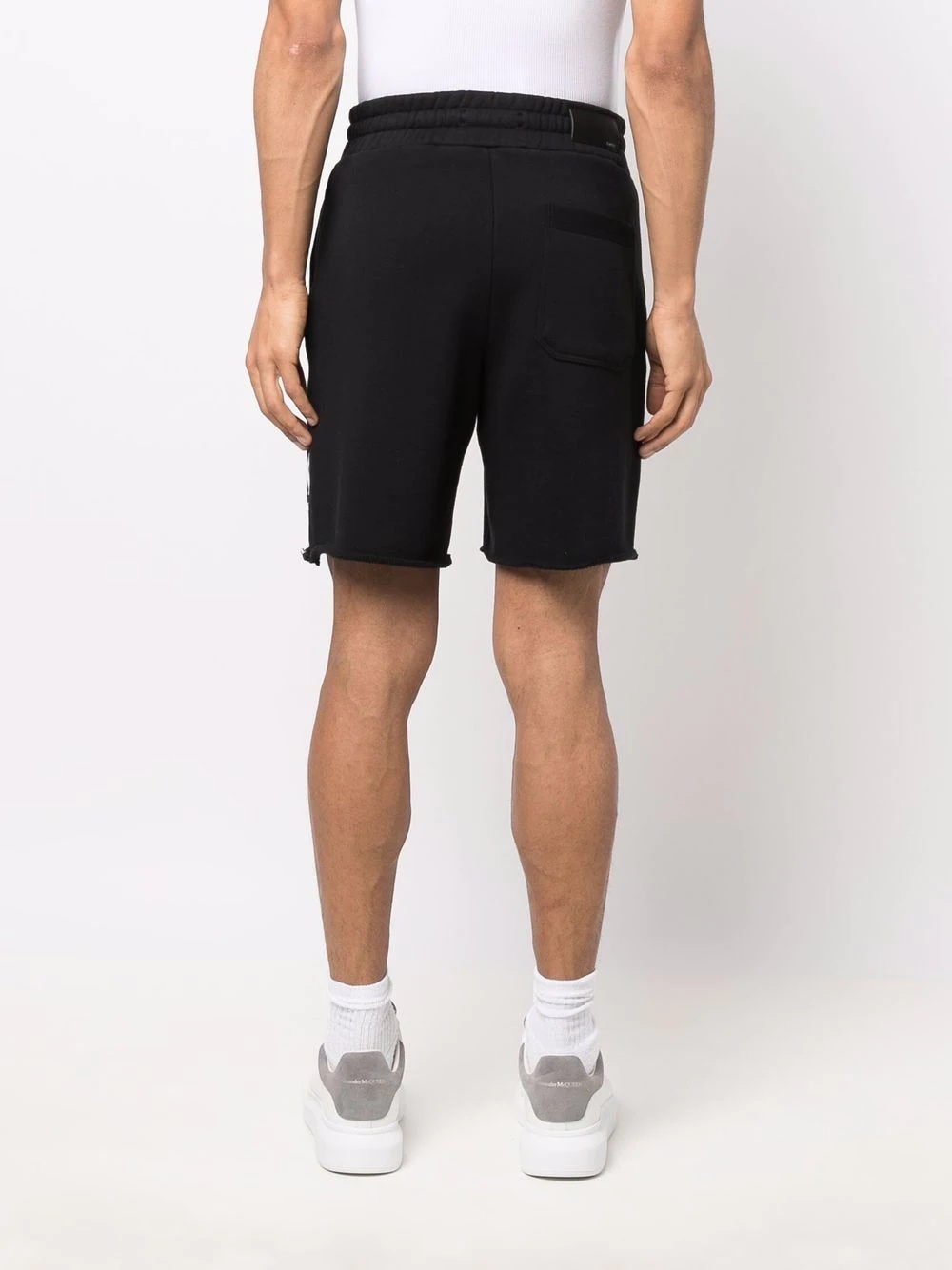 cotton logo-print track shorts - 4