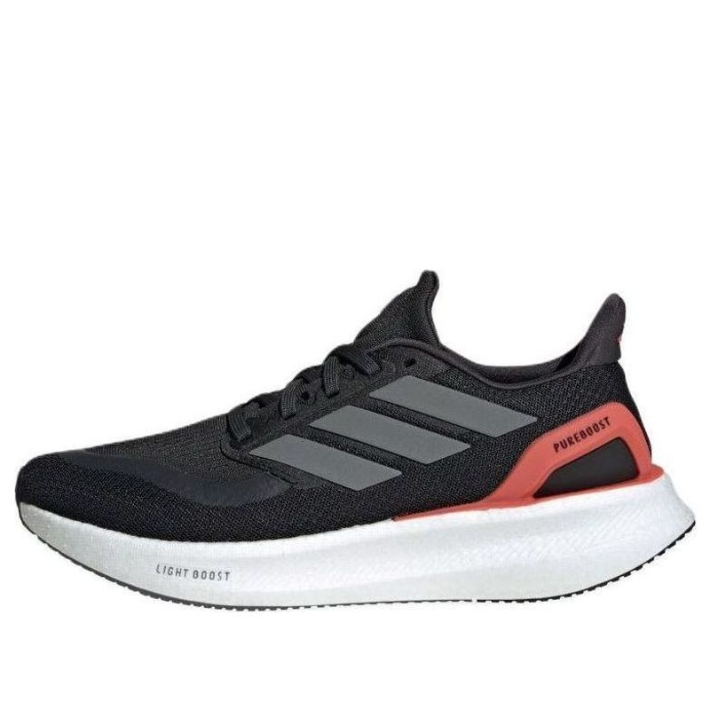 (WMNS) adidas Pureboost 5 '블랙 화이트 핑크' JH6452 - 1