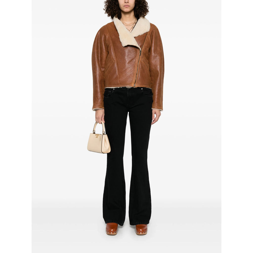 Isabel Marant Brown Jackets - Faux Fur & Shearling Jackets Women - 4