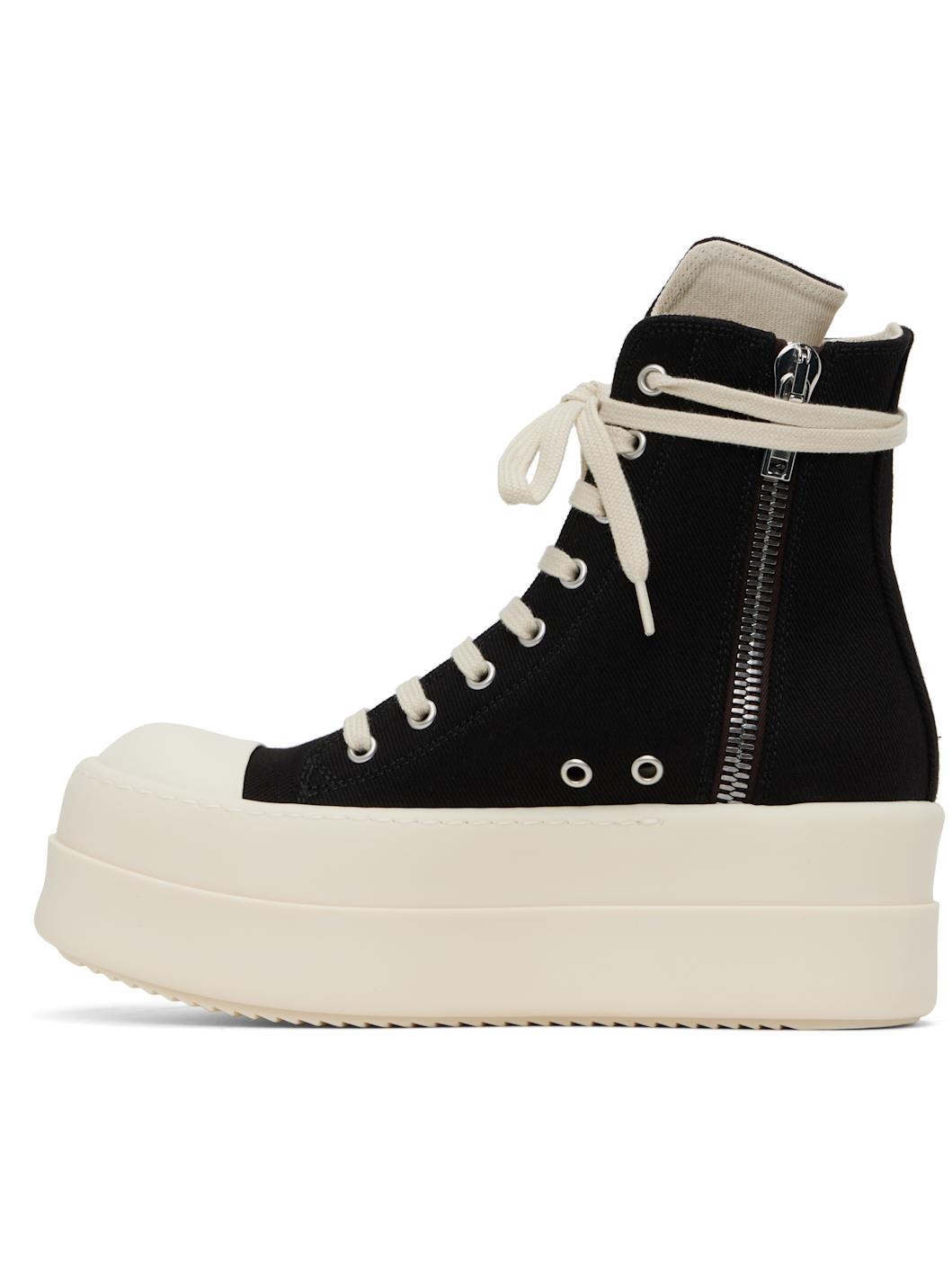 Black Hollywood Double Bumper Sneakers - 3