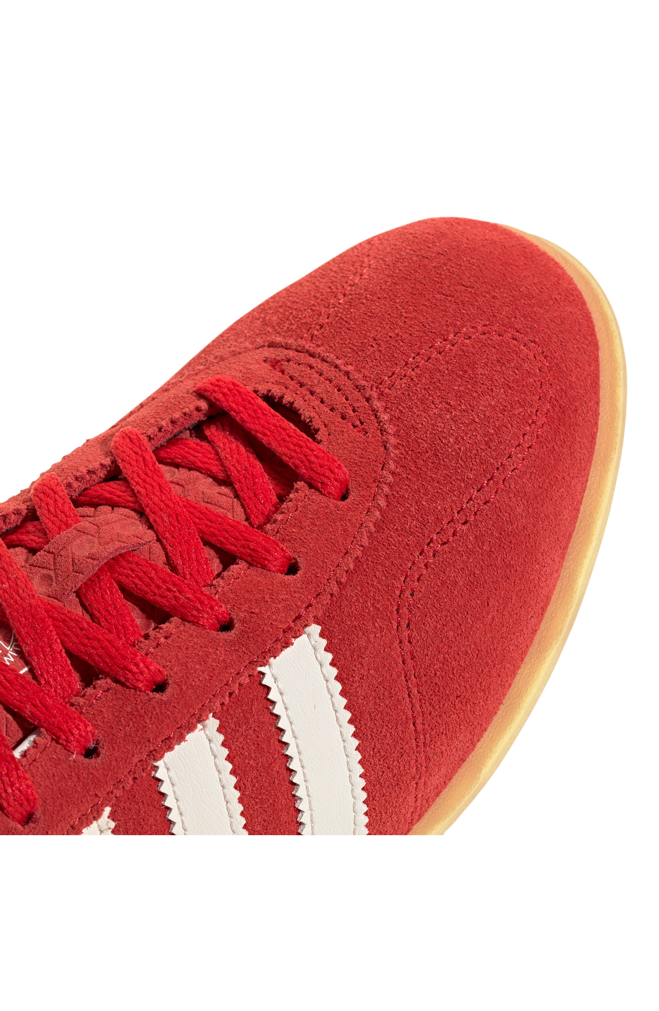 adidas Gazelle Lo Pro Sneaker in Better Scarlet/White/Gum at Nordstrom - 8