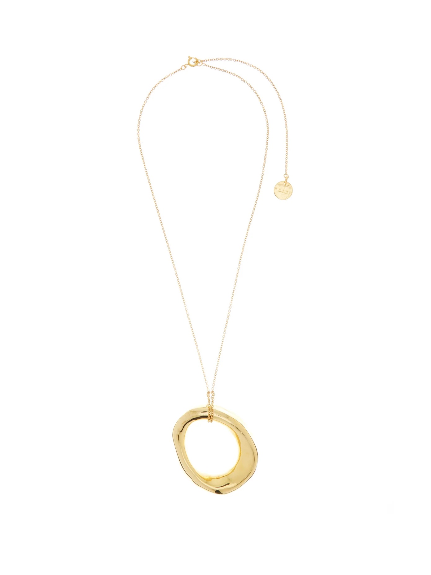 Hoop-pendant necklace - 1