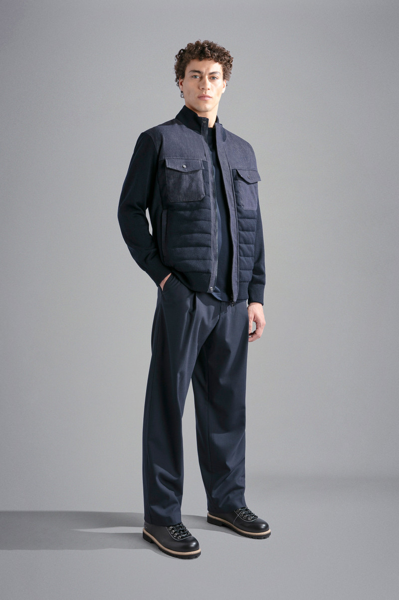 Paul & Shark TECHNICAL WOOL CHINO TROUSERS outlook