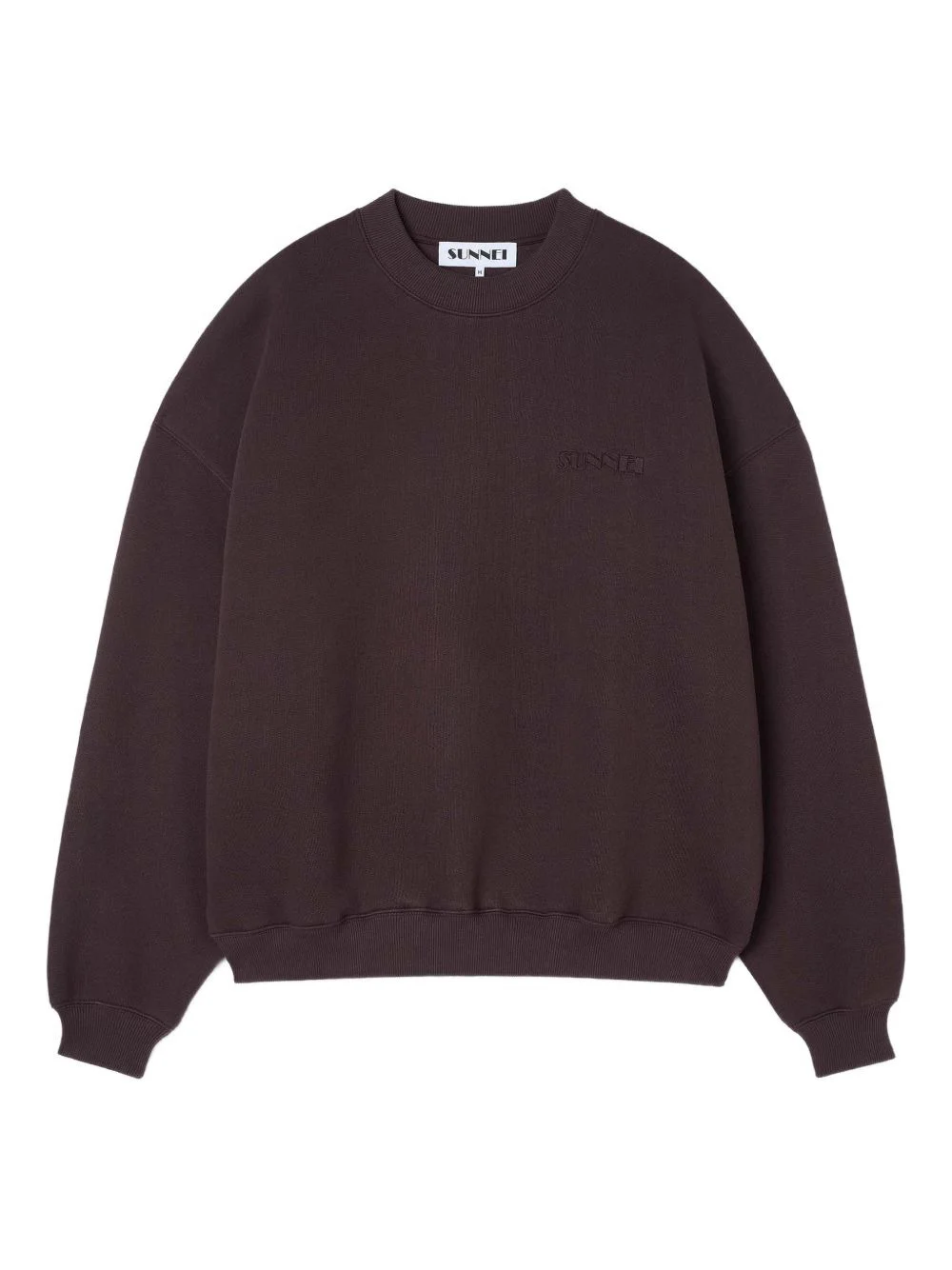 embroidered crew-neck sweatshirt - 1