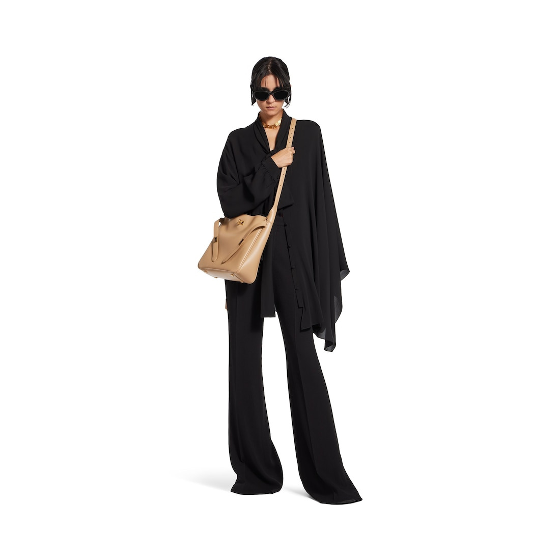 Women's Bel Air Small Hobo Bag  in Latte - 6