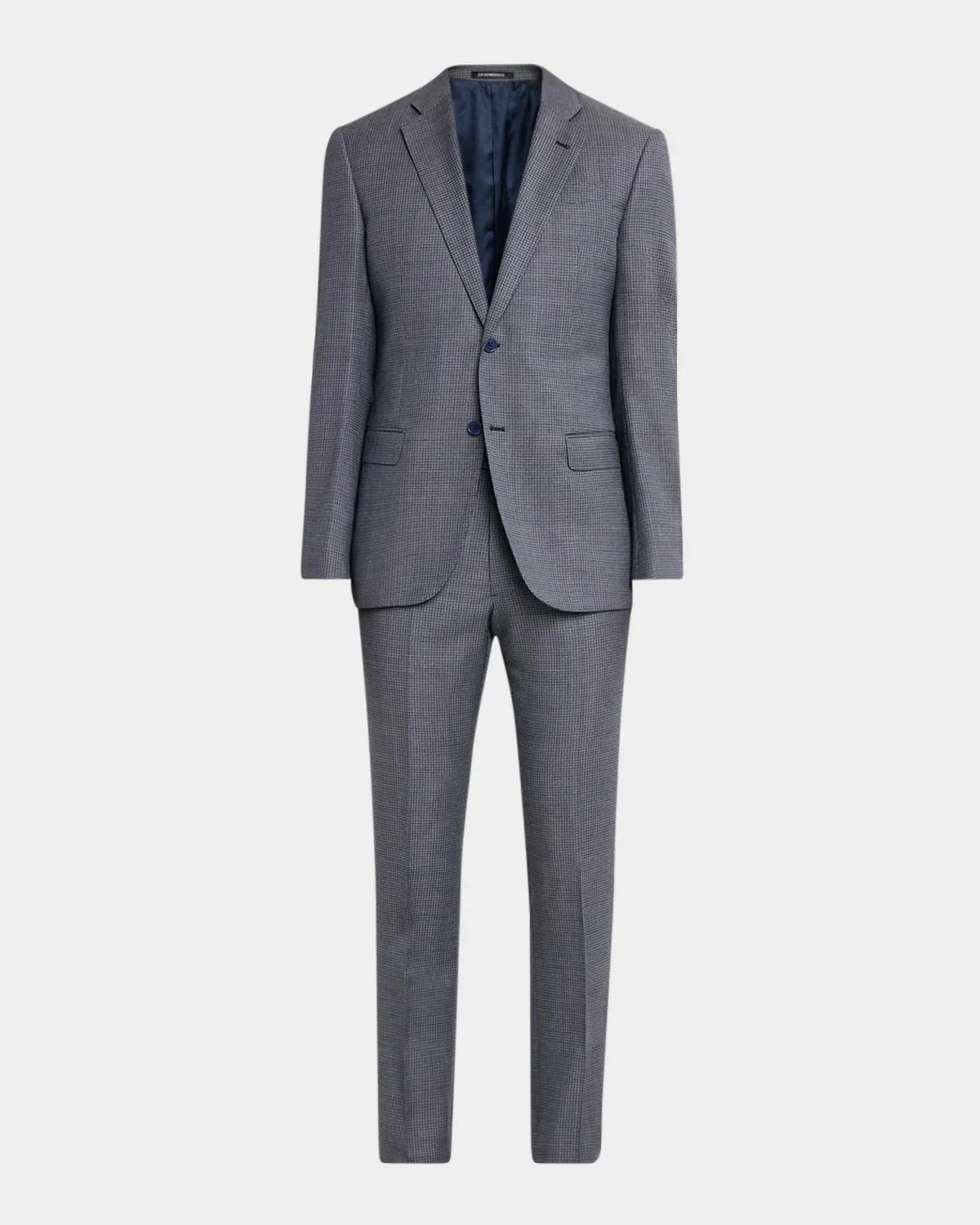 Men's G Line Wool Blurred Houndstooth Two-Piece Suit - 1