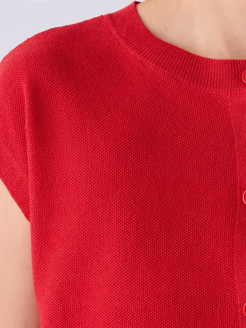 Organic Linen Cotton Vest 5