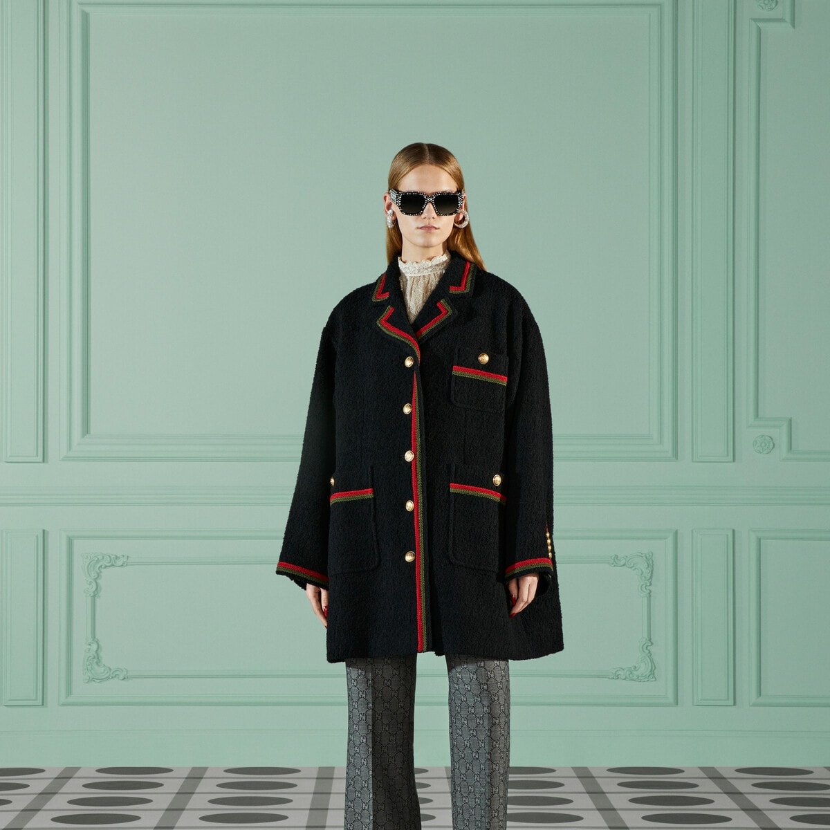 Tweed wool coat - 5