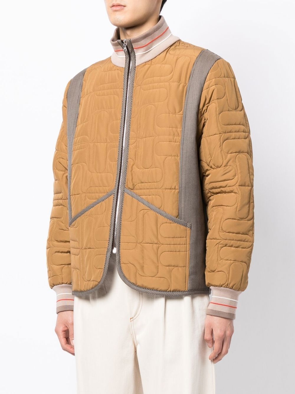 multi-panel padded jacket - 3