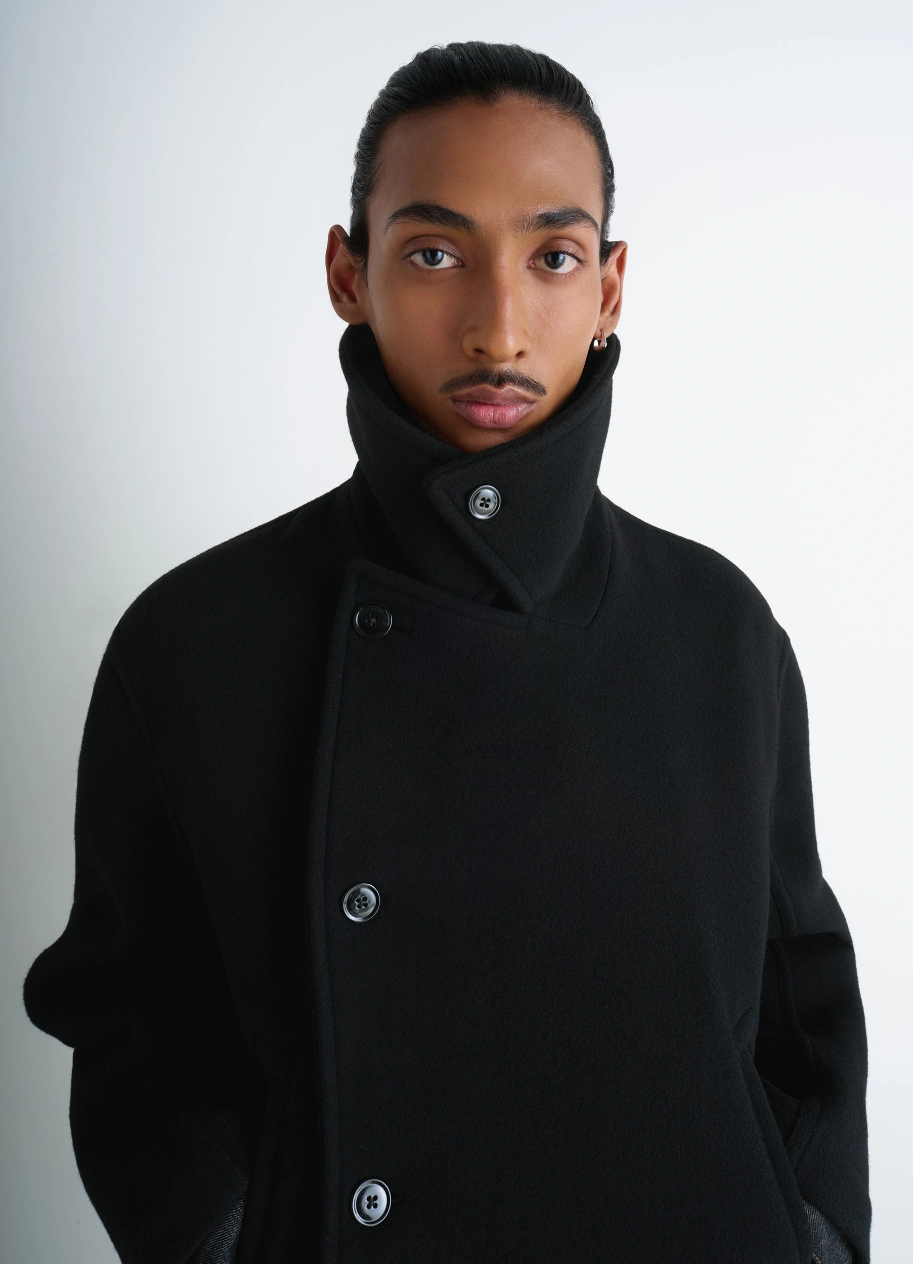 BOXY PEACOAT - 5