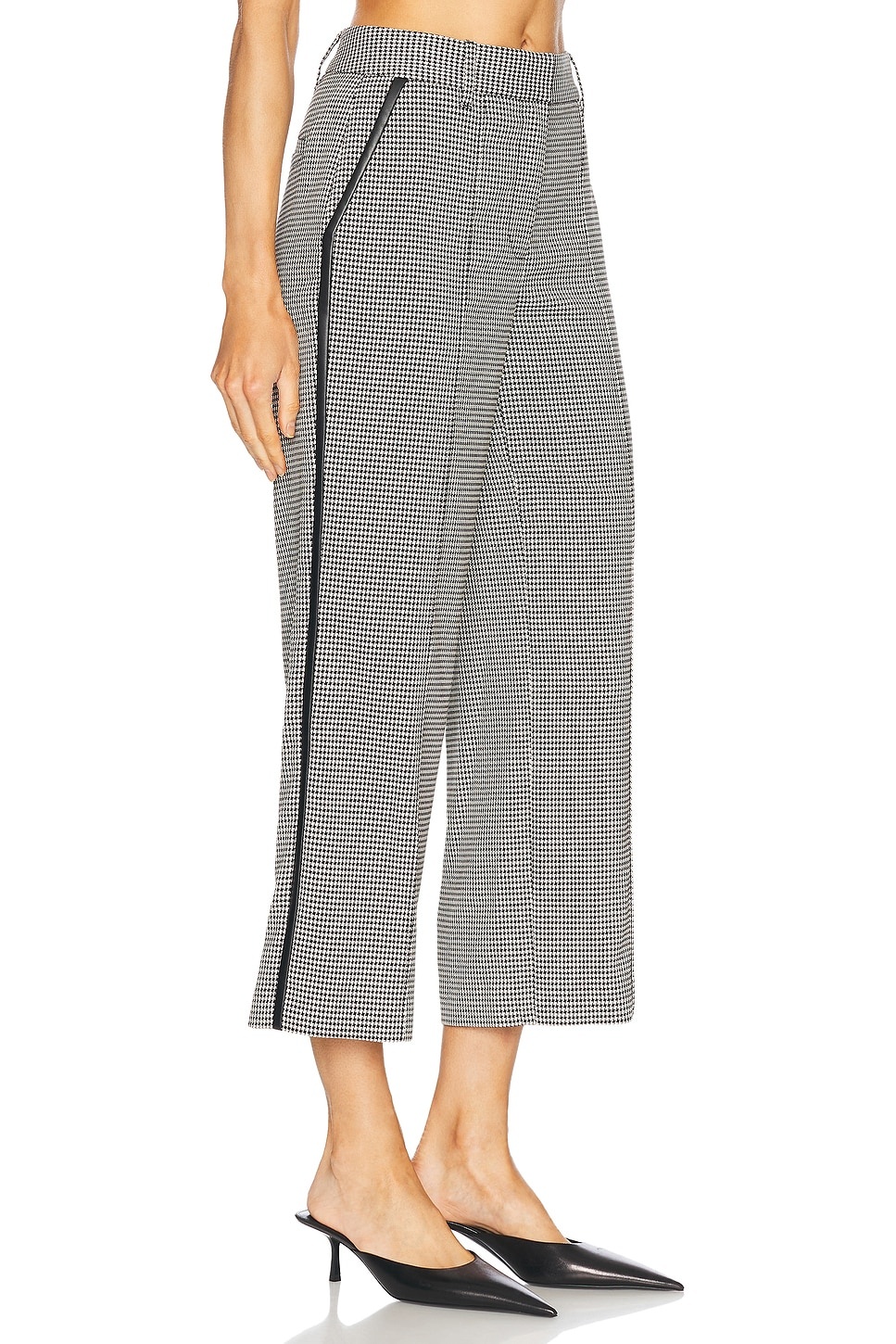 Miki Cropped Button Hem Pant - 2