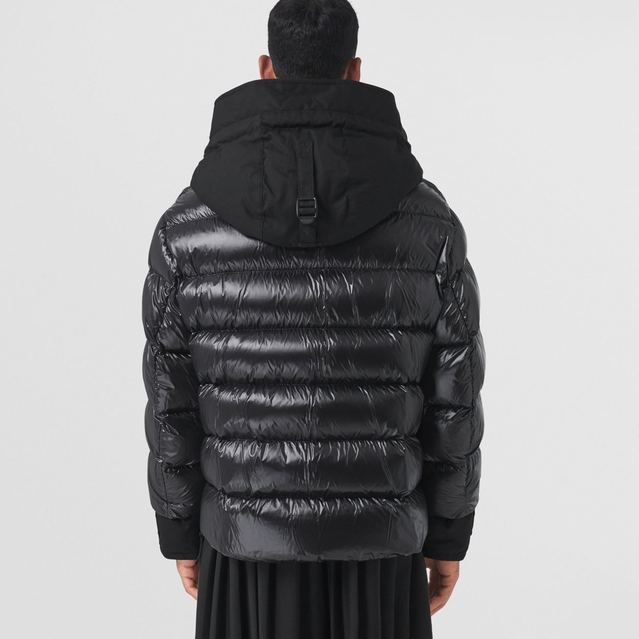 Nylon Puffer Jacket with Warmer - 4