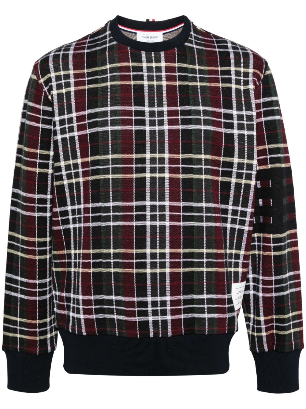 checked sweater - 1