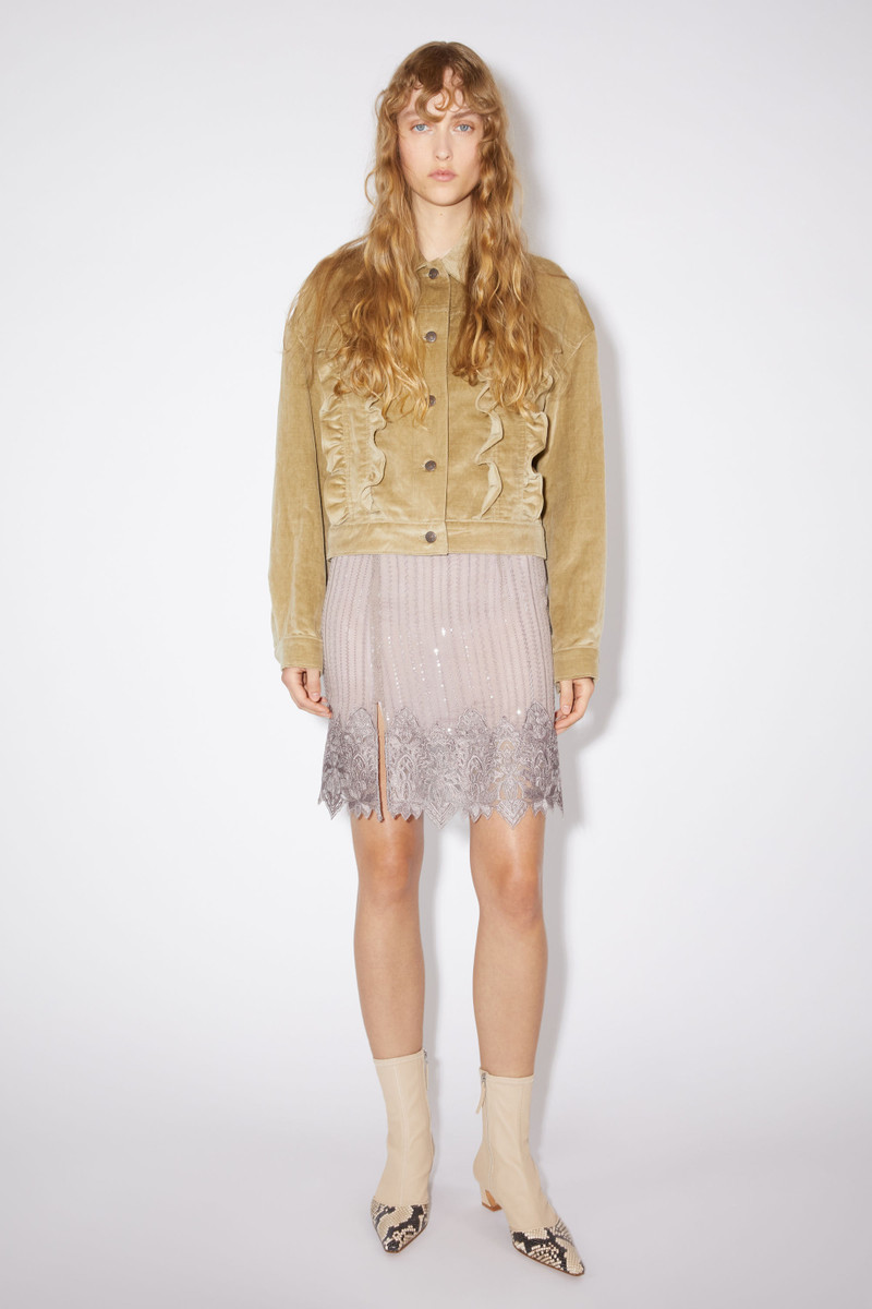 Acne Studios Heeled ankle boots - Almond beige outlook