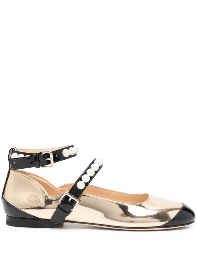 two-tone ballerina shoes 1