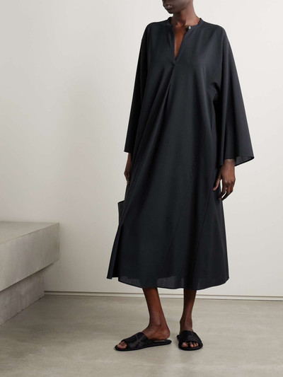 The Row Naira oversized wool-crepe tunic outlook