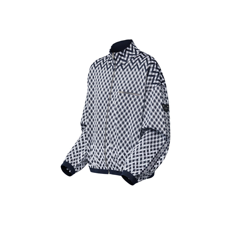 Louis Vuitton Graphic Damier Zip-Up Jacket outlook