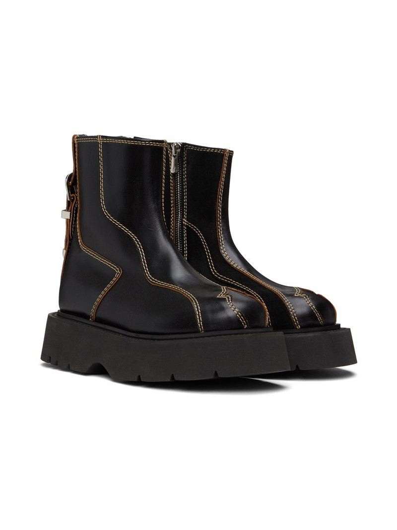 Black Fia Ankle Boots 4