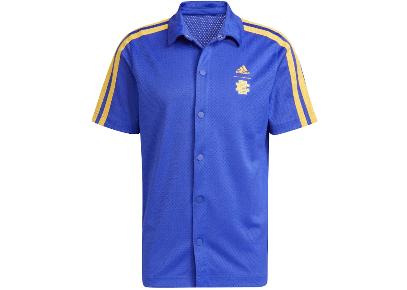 adidas x Eric Emanuel Hoops Summer Essentials Snap Shooter Tee Sonic Ink - 1