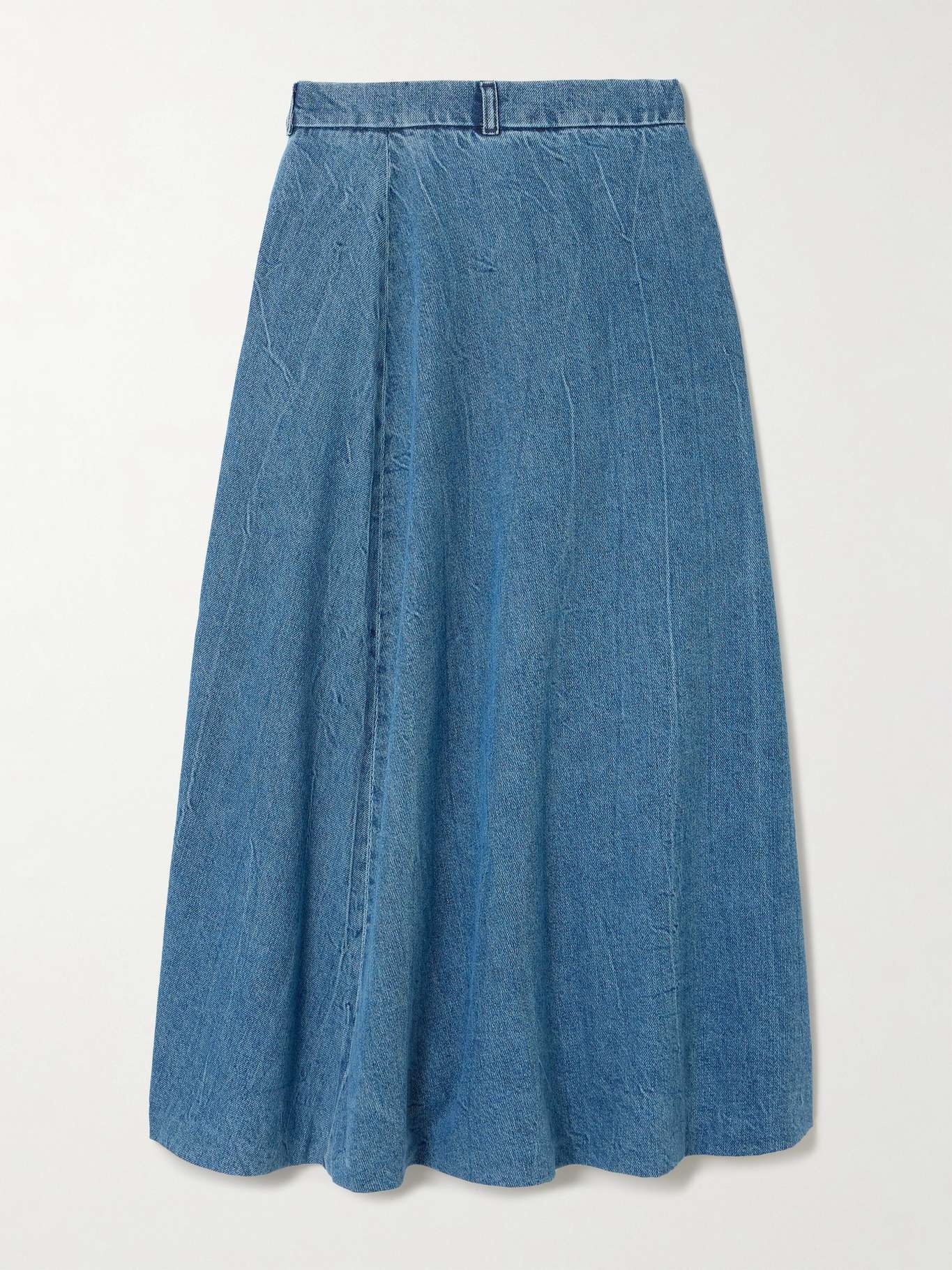 Denim midi skirt Mid denim - 1