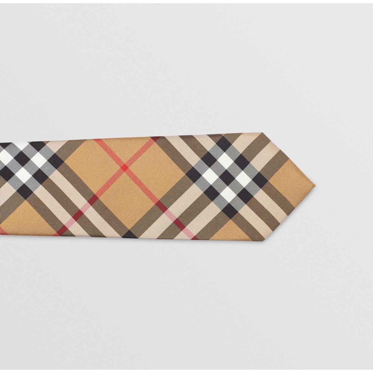 Modern Cut Vintage Check Silk Tie - 3