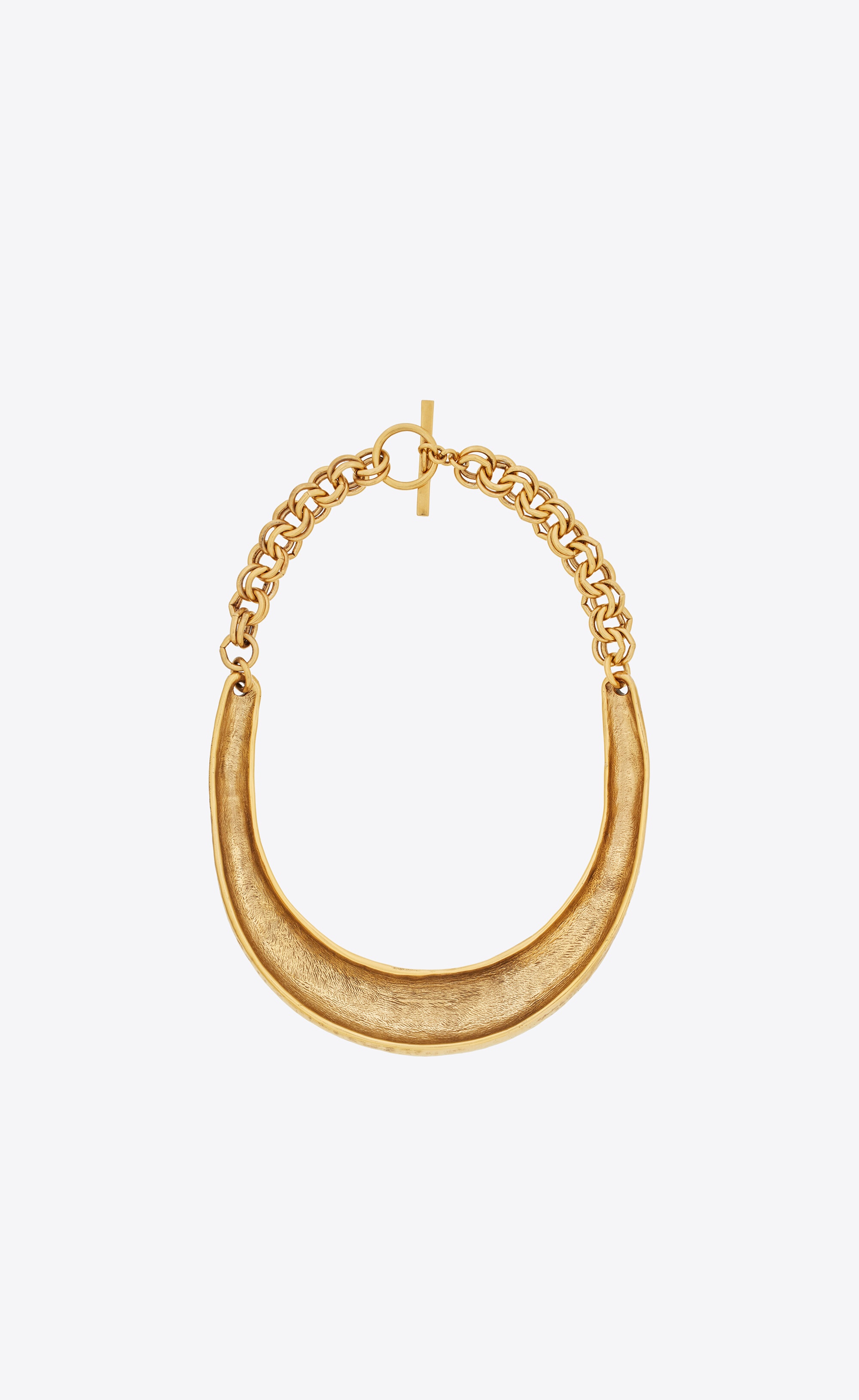 moon necklace in metal - 2