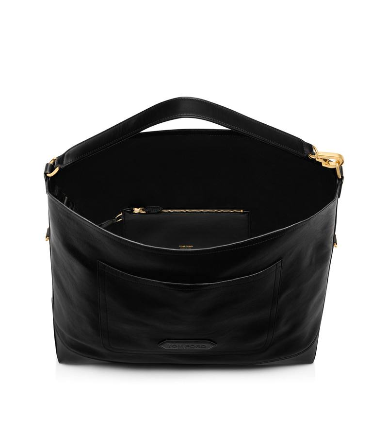 SMOOTH LEATHER TWO STRAP TOTE 4