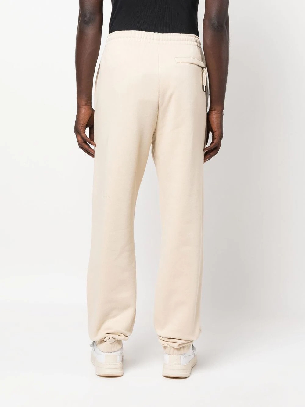 logo-print organic cotton track pants - 5