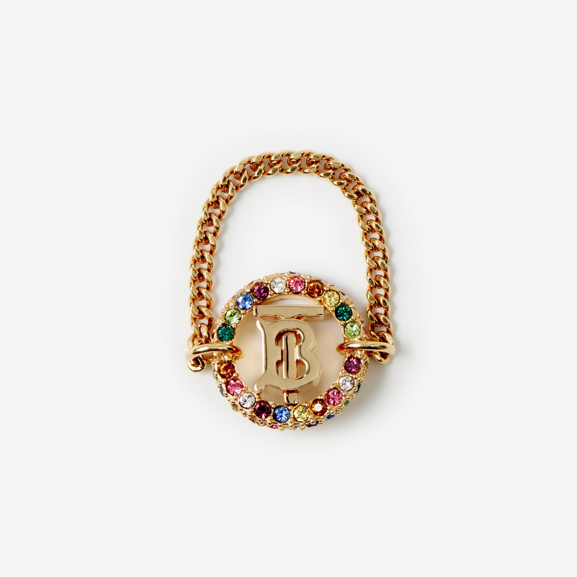 Monogram Motif Chain-link Ring - 1