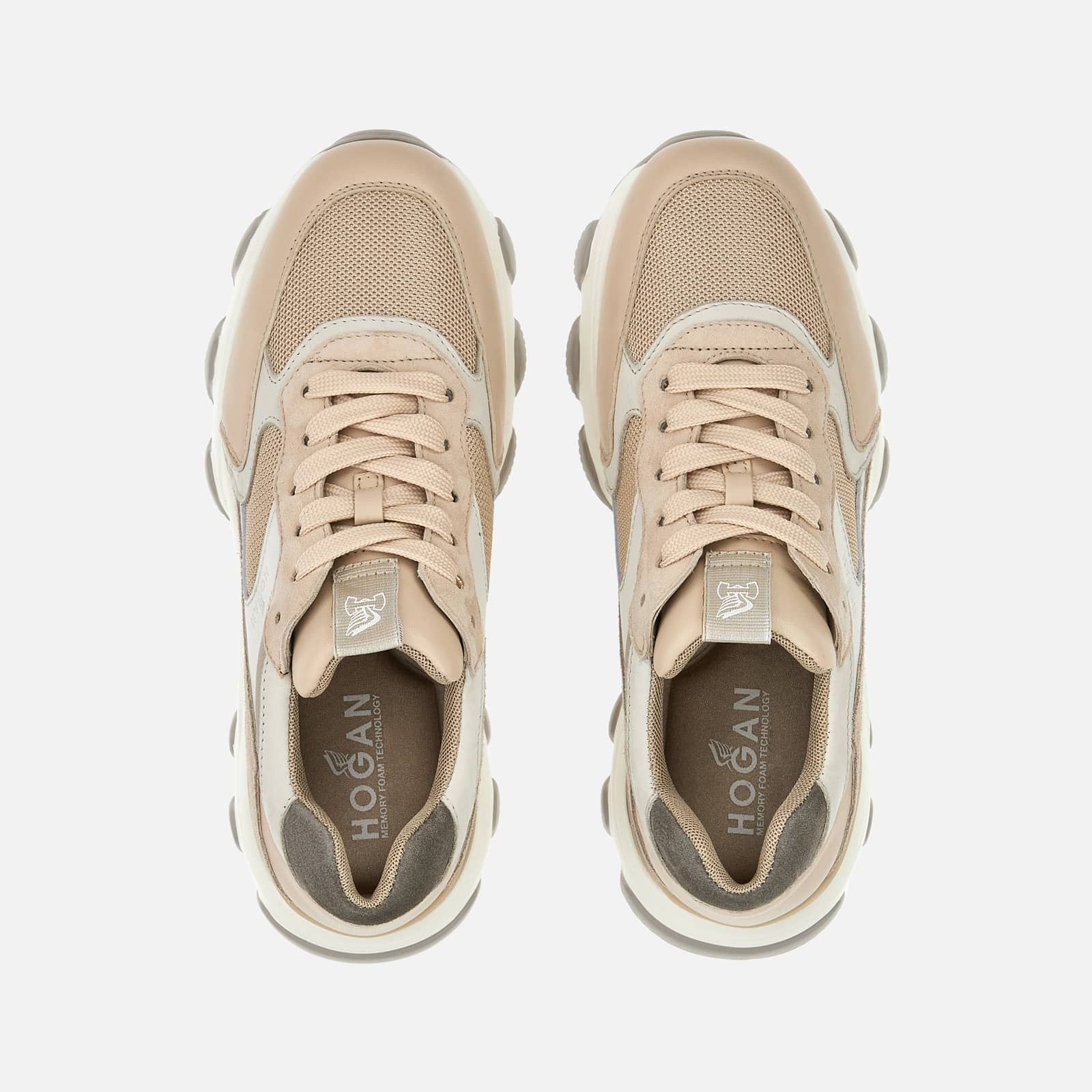 スニーカー HOGAN HYPERACTIVE - Leather and fabric trainers HOGAN Sneakers Hogan Hyperactive | REVERSIBLE