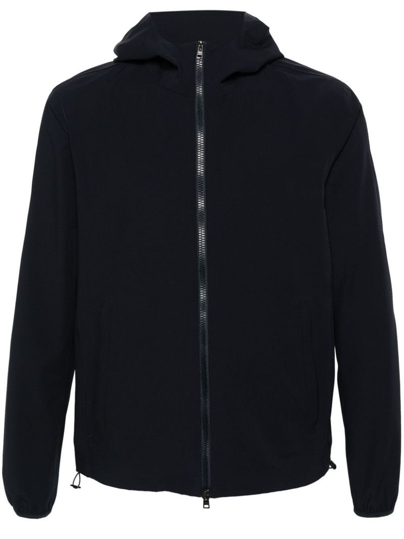 debossed-logo water-repellent jacket 1
