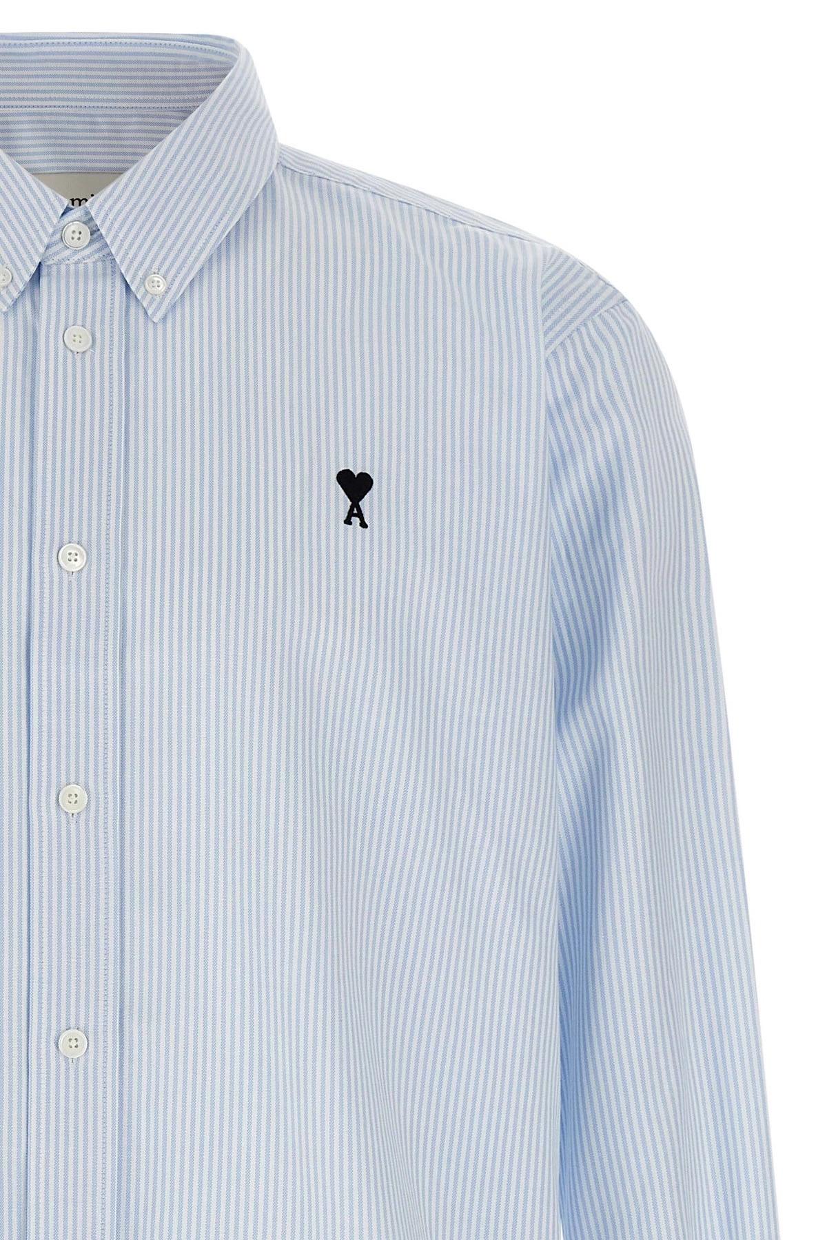'Ami De Coeur' striped shirt - 3