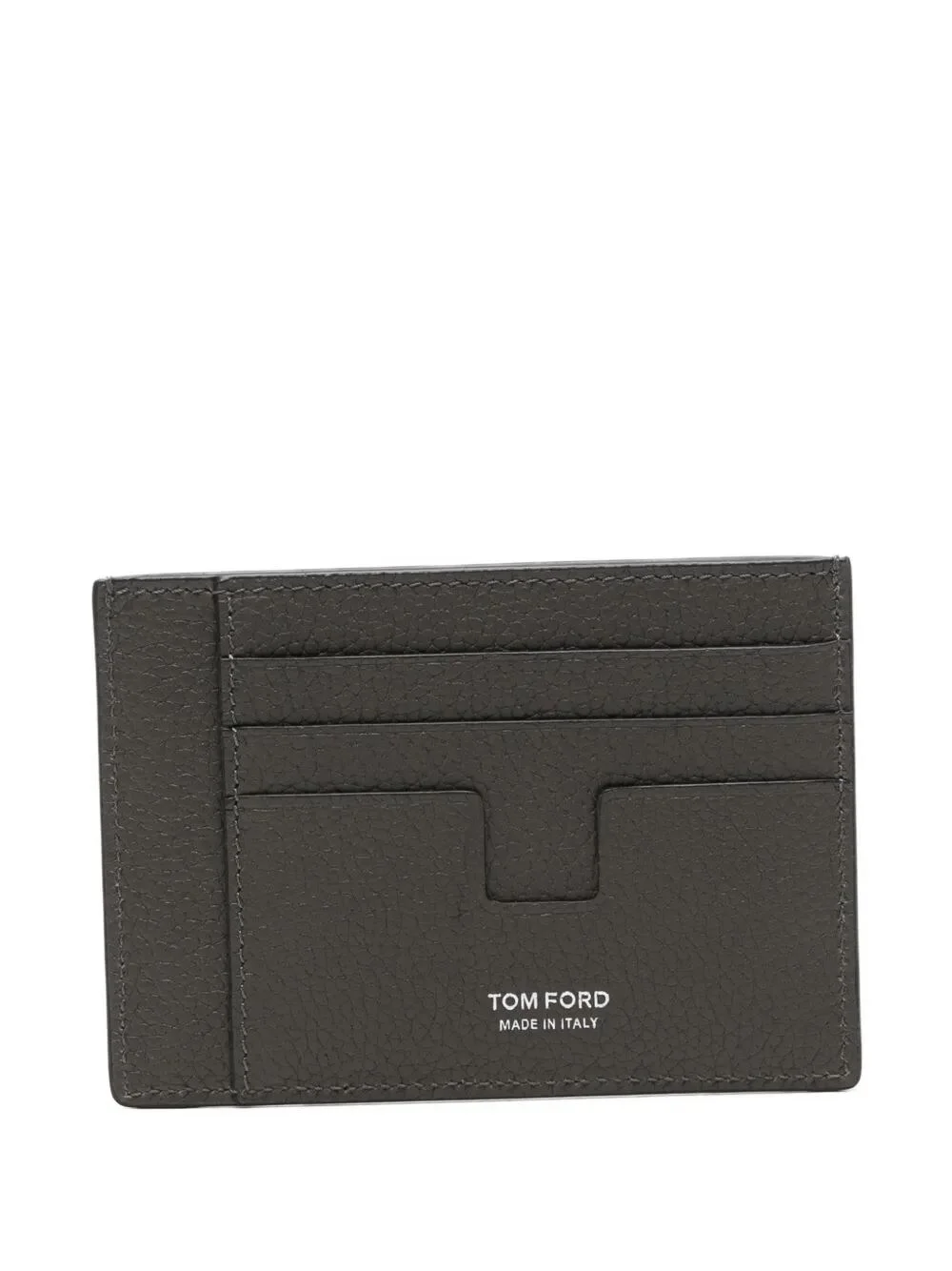 Portafoglio In Pelle Soft Grain "T Line Oversize Card Holder" - 1