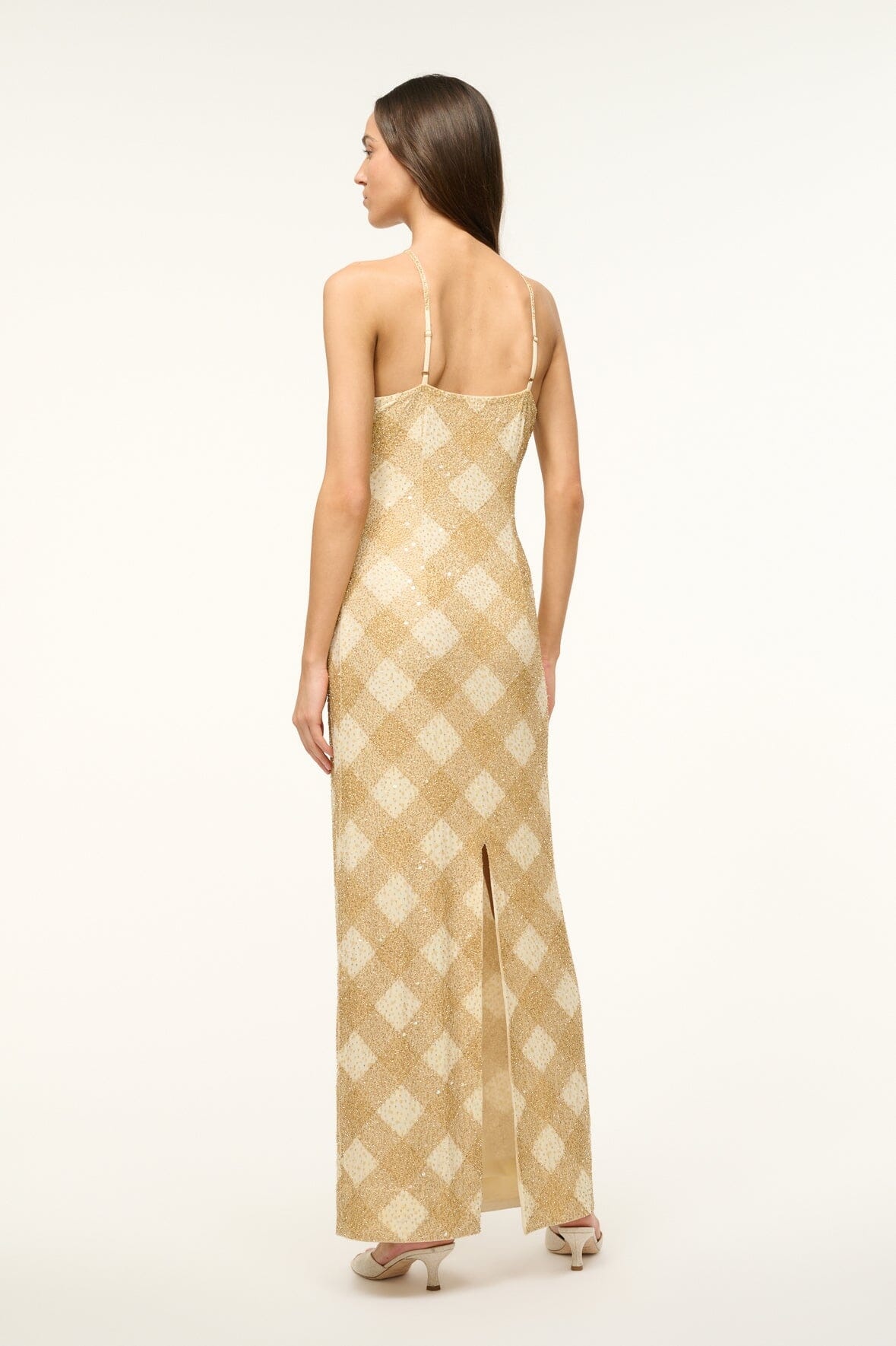 STAUD CUBISM DRESS GOLDEN HOUR - 5