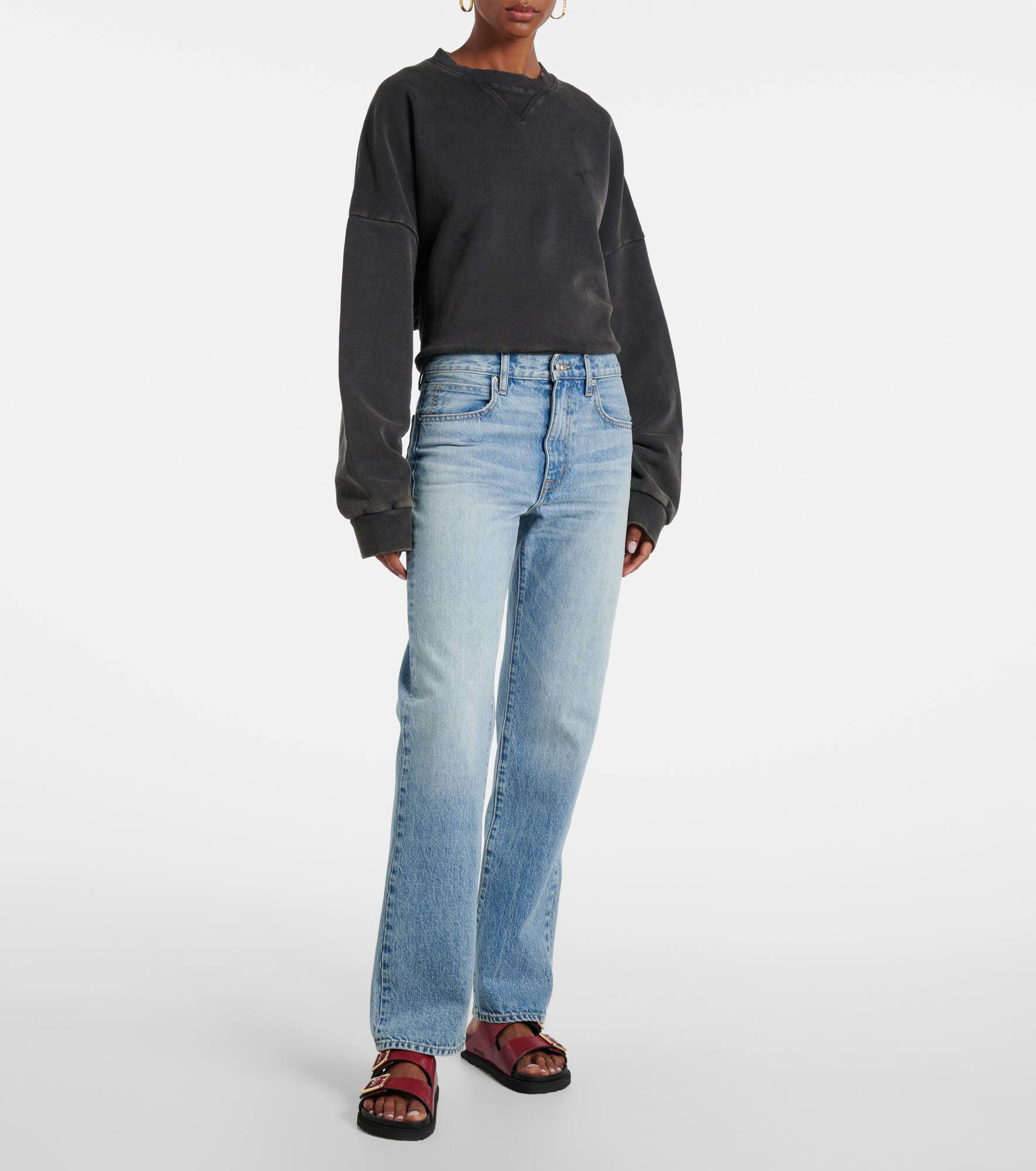 Kendra high-rise straight jeans - 7
