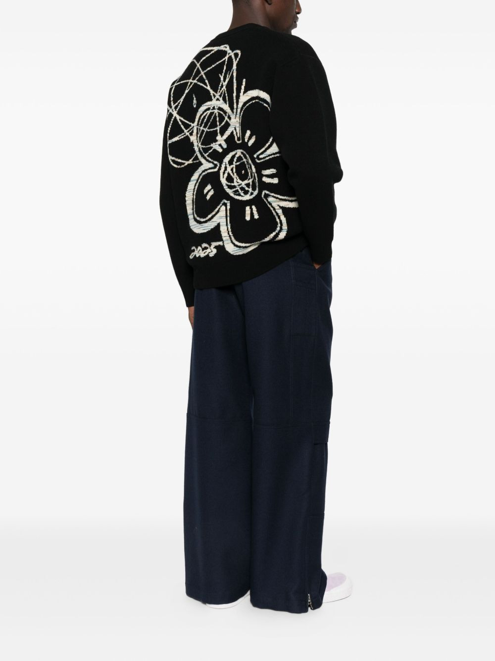 x Futura 2000 logo-embroidered cardigan - 2